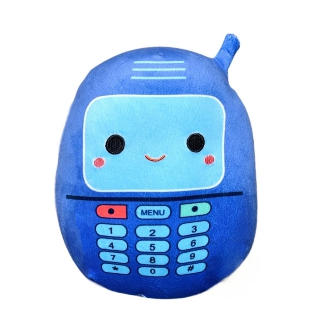 Tadita the Cell Phone is a blue Squishmallow from the Electronics Squad NWOT